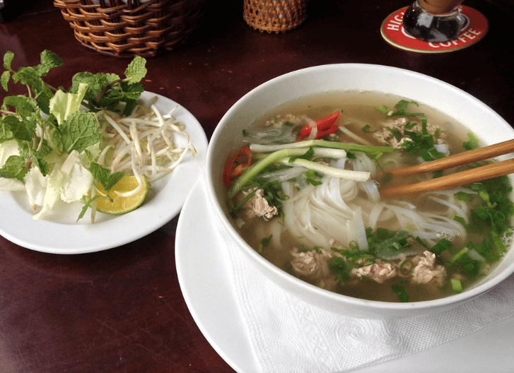 Traditional Vietnam noodle soup